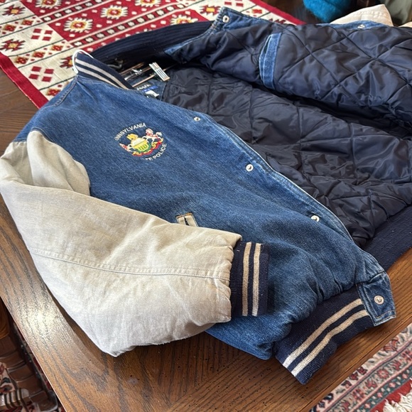 Pennsylvania State police vintage jean jacket. Size large. - Picture 9 of 10